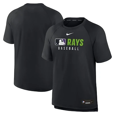 Nike Tampa Bay Rays Authentic Collection Pregame Raglan Performance T-Shirt