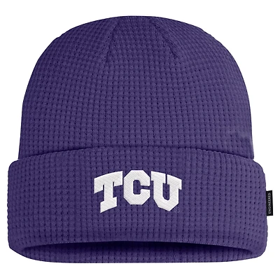 Nike TCU Horned Frogs 2024 Sideline Terra Cuffed Knit Hat