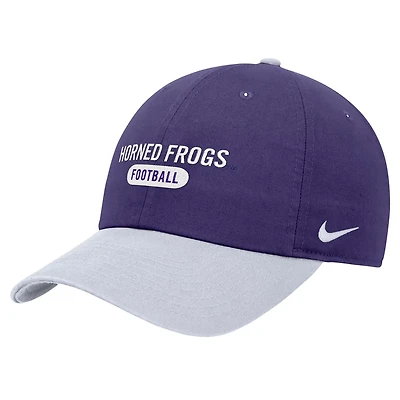 Nike TCU Horned Frogs Colorblock Club Adjustable Hat