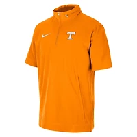 Nike Tennessee Volunteers Coaches Half-Zip Short Sleeve Jacket