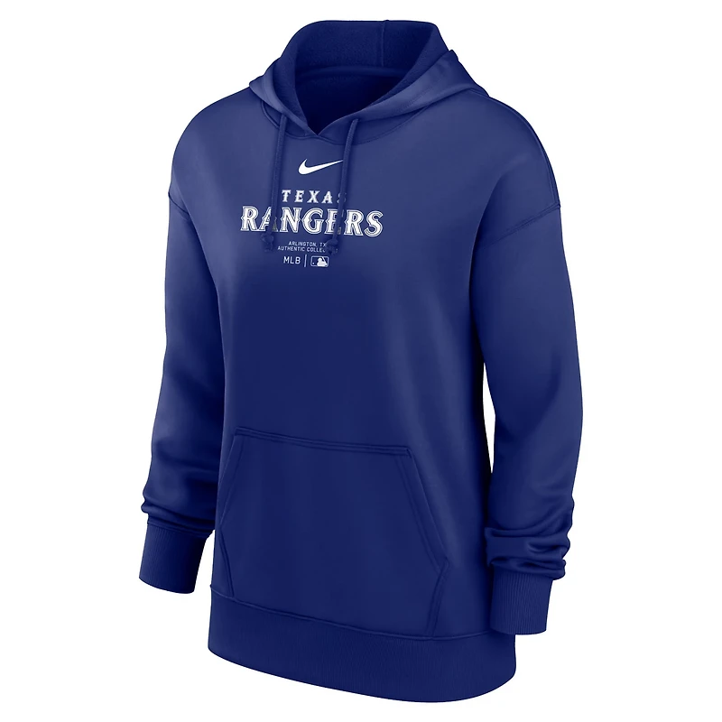 Nike Texas Rangers Authentic Collection Performance Pullover Hoodie