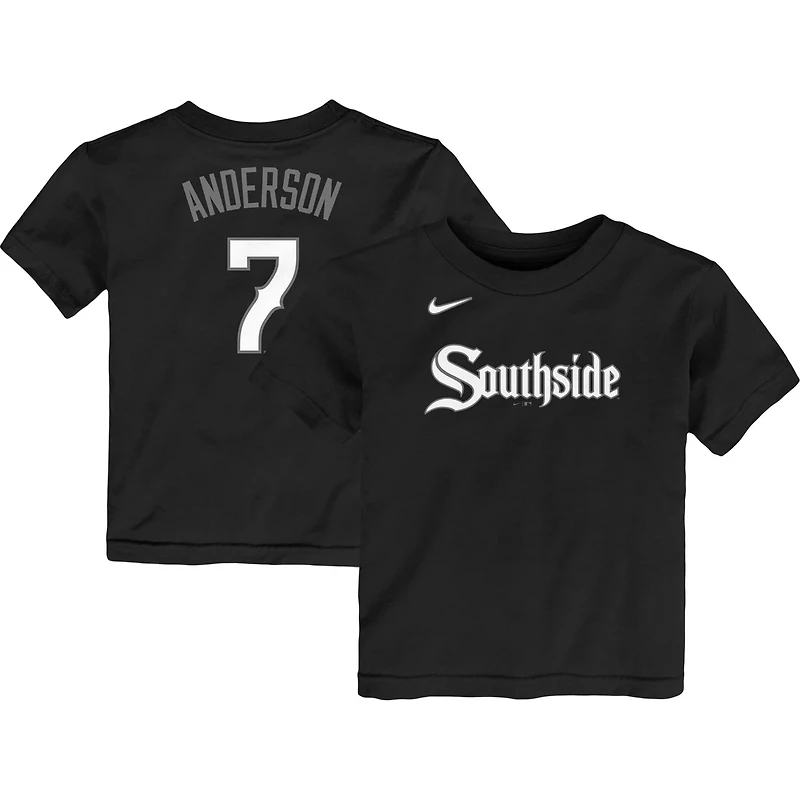 Nike Tim Anderson Chicago White Sox City Connect Name  Number T-Shirt