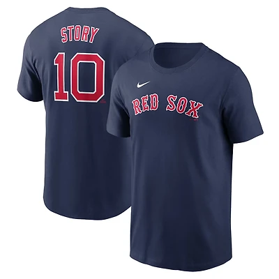 Nike Trevor Story Boston Red Sox Fuse Name  Number T-Shirt