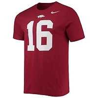 Nike Treylon Burks Arkansas Razorbacks 2022 NFL Draft Name  Number T-Shirt