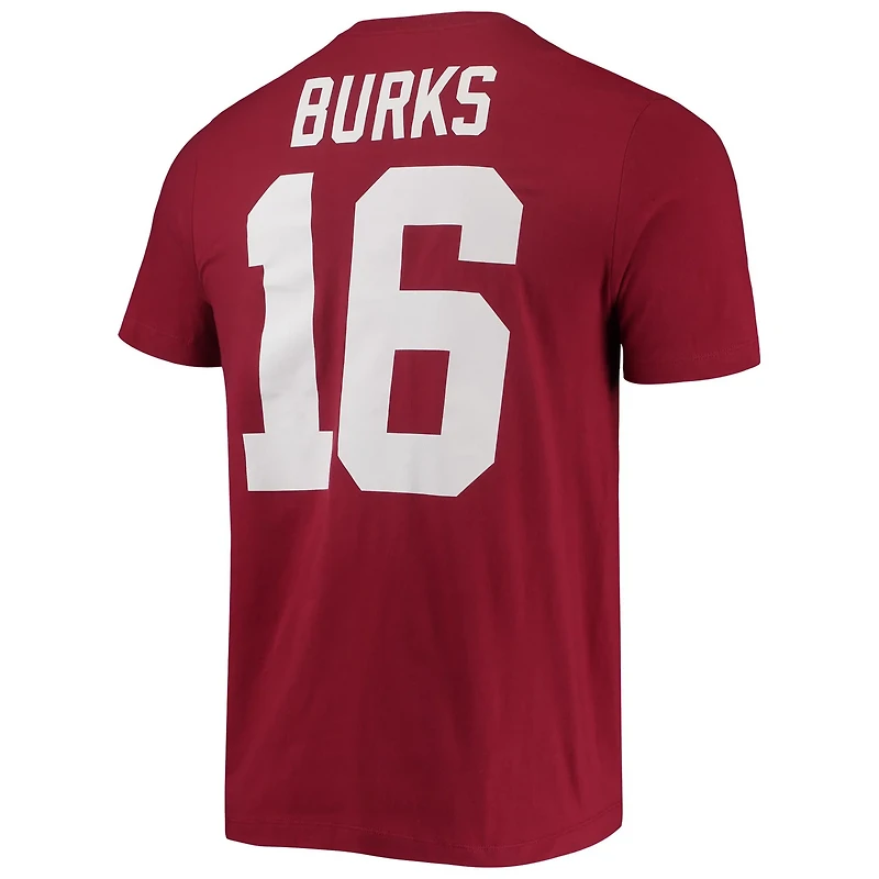 Nike Treylon Burks Arkansas Razorbacks 2022 NFL Draft Name  Number T-Shirt