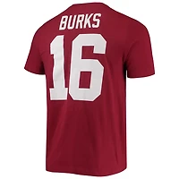 Nike Treylon Burks Arkansas Razorbacks 2022 NFL Draft Name  Number T-Shirt