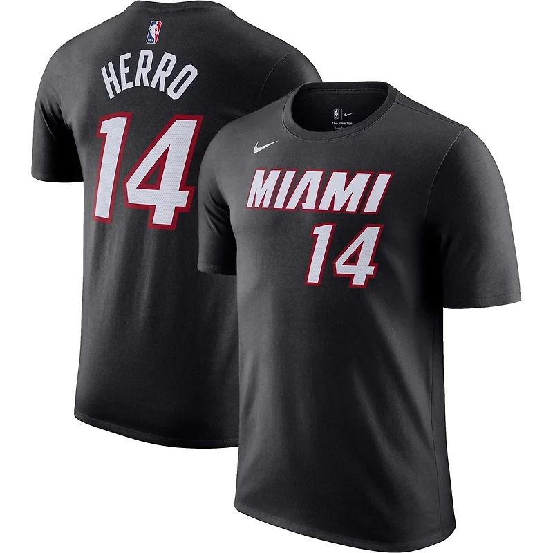 Nike Tyler Herro Miami Heat Icon 2022/23 Name  Number T-Shirt