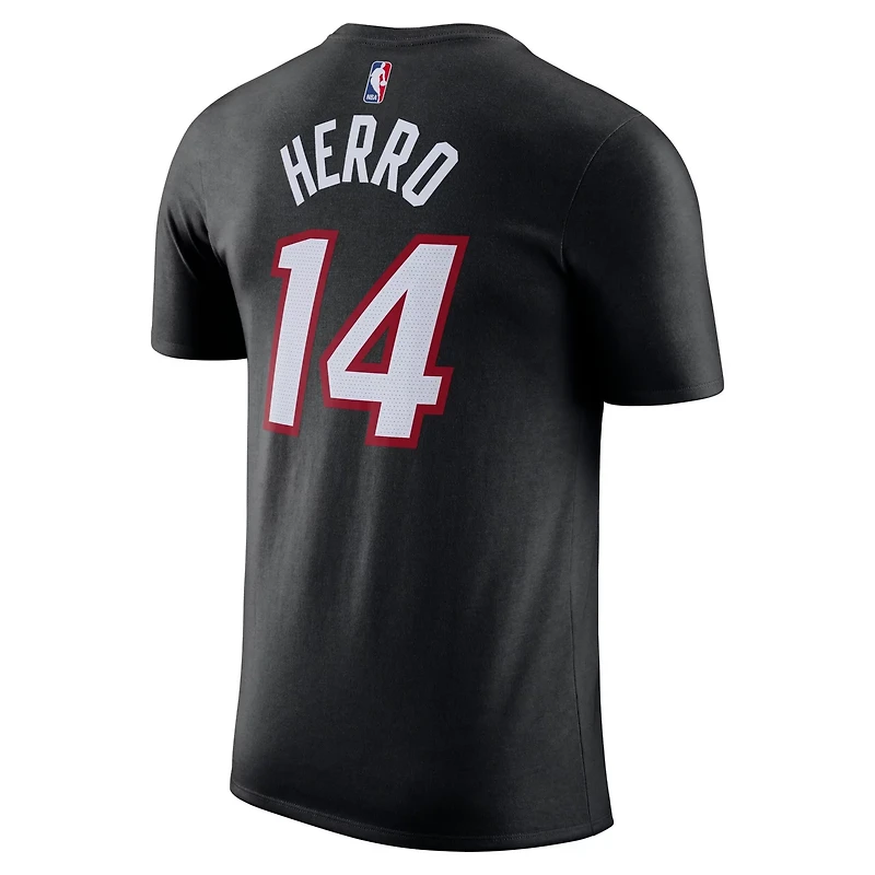 Nike Tyler Herro Miami Heat Icon 2022/23 Name  Number T-Shirt
