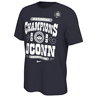 Nike UConn Huskies 2023 NCAA Mens Basketball National Champions Celebration T-Shirt
