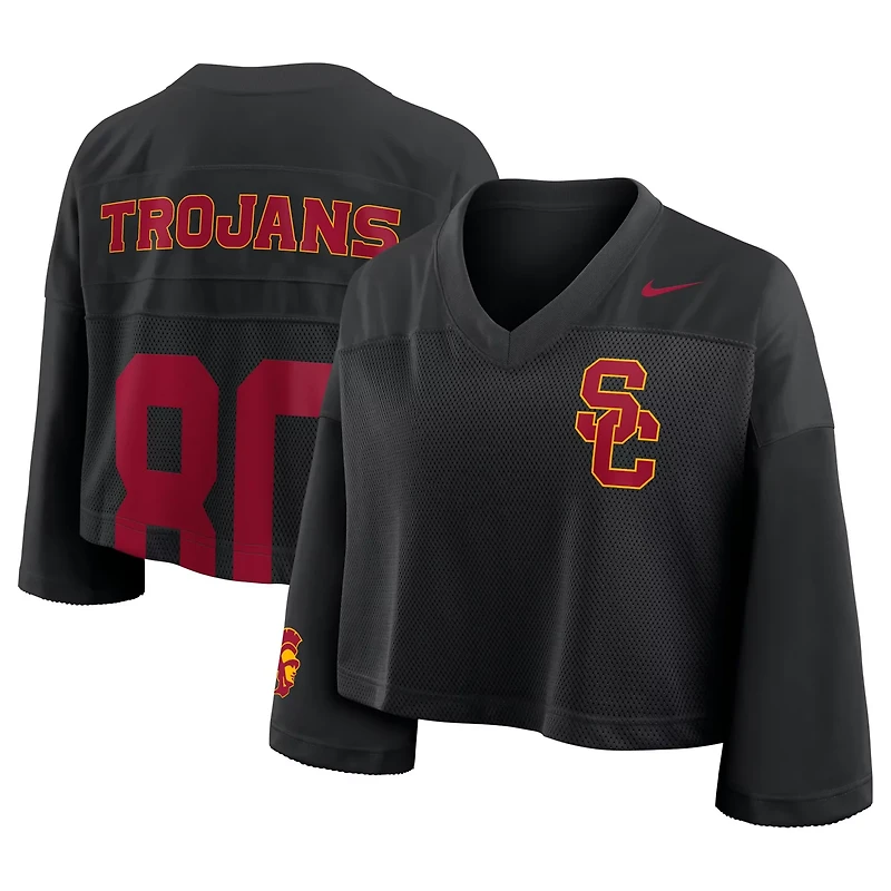Nike USC Trojans Cropped Mesh Fashion Jersey