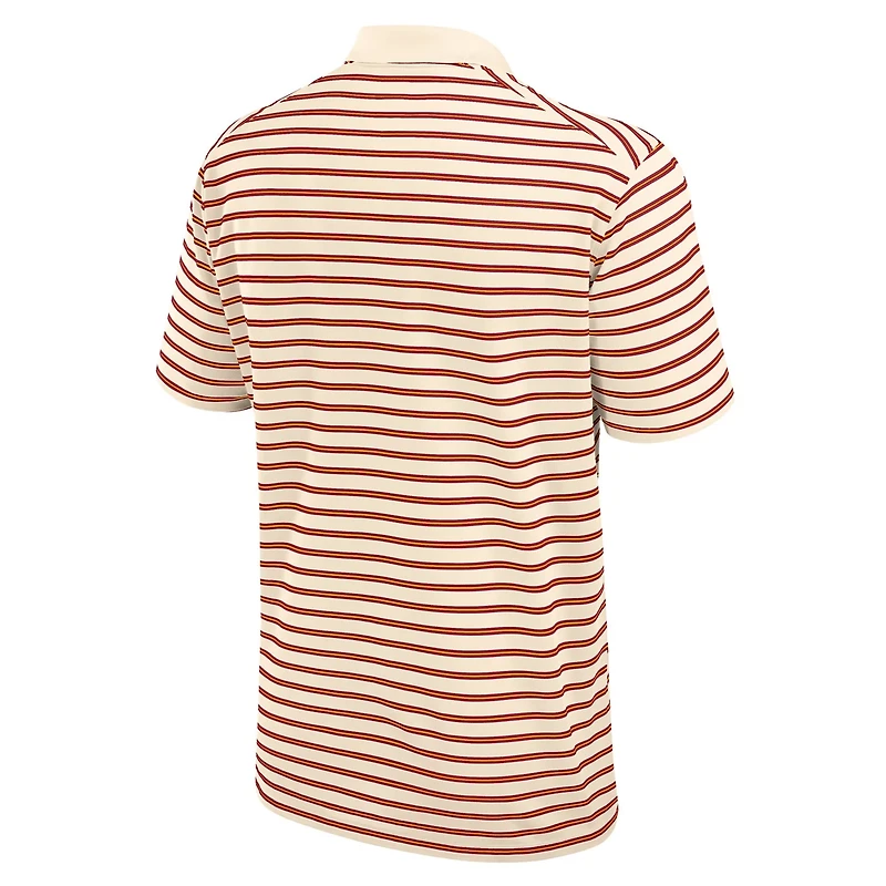 Nike USC Trojans Primary Logo Striped Dri-FIT Polo