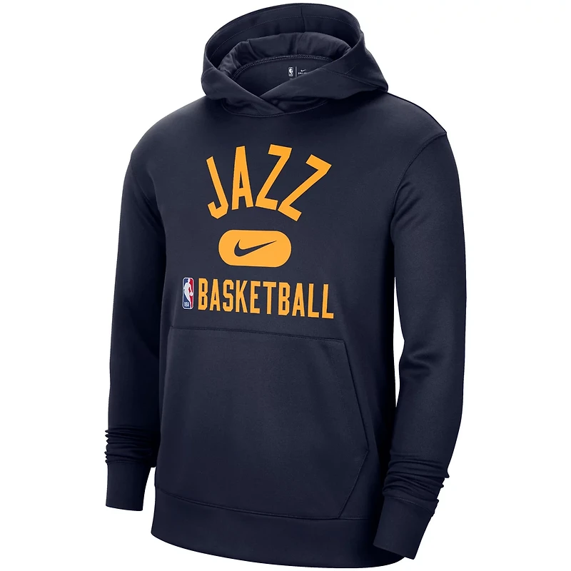 Nike Utah Jazz 2021-2022 Spotlight On Court Performance Practice Pullover Hoodie