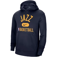 Nike Utah Jazz 2021-2022 Spotlight On Court Performance Practice Pullover Hoodie
