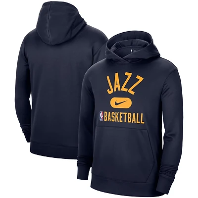 Nike Utah Jazz 2021-2022 Spotlight On Court Performance Practice Pullover Hoodie