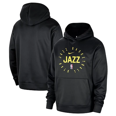 Nike Utah Jazz 2024 25 Spotlight On-Court Practice Performance Pullover Hoodie