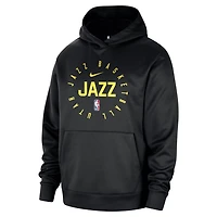 Nike Utah Jazz 2024 25 Spotlight On-Court Practice Performance Pullover Hoodie