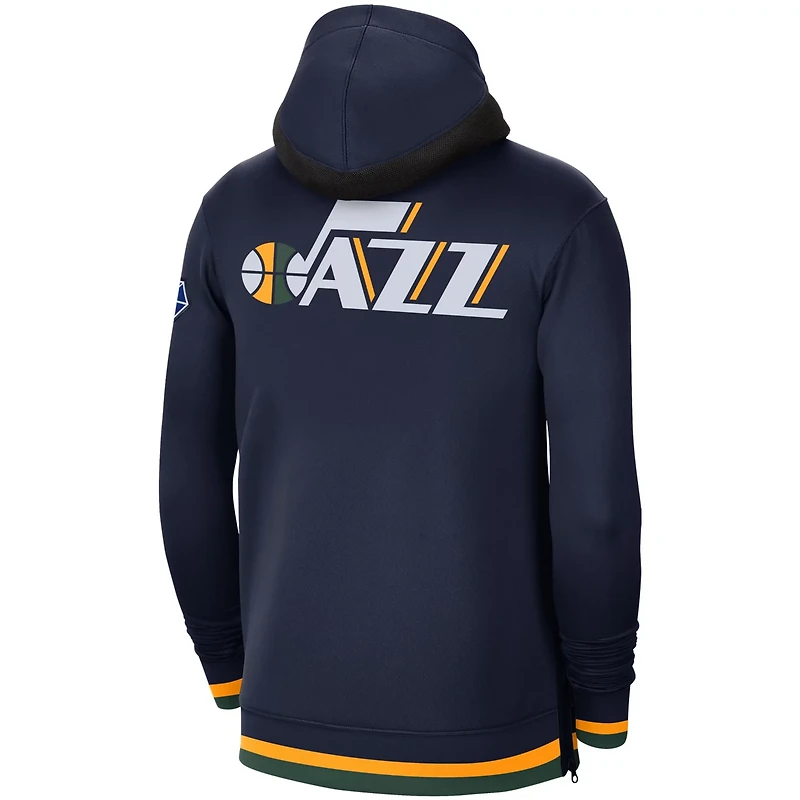 Nike Utah Jazz 75th Anniversary Performance Showtime Full-Zip Hoodie Jacket