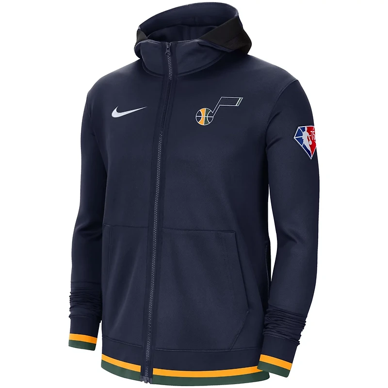 Nike Utah Jazz 75th Anniversary Performance Showtime Full-Zip Hoodie Jacket