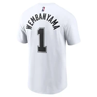 Nike Victor Wembanyama San Antonio Spurs Icon 2022/23 Name  Number T-Shirt