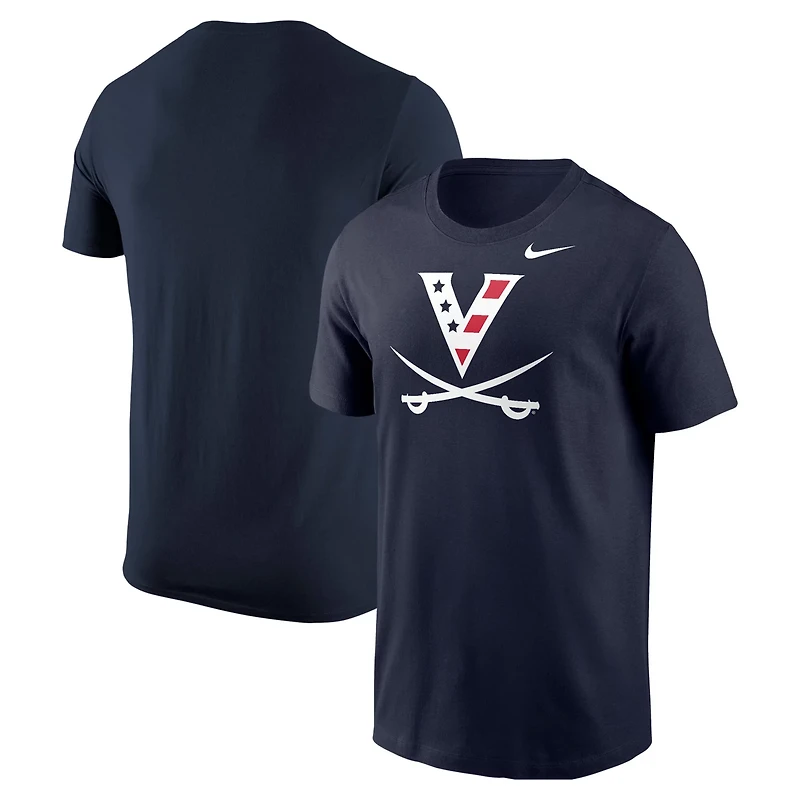 Nike Virginia Cavaliers Red White Hoo Logo T-Shirt