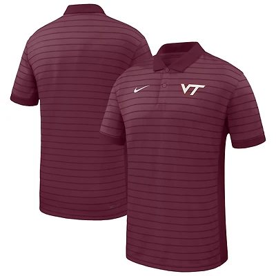 Nike Virginia Tech Hokies 2025 Early Season Coaches Sideline Victory Stripe Performance Polo