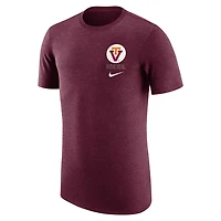 Nike Virginia Tech Hokies Retro Tri-Blend T-Shirt