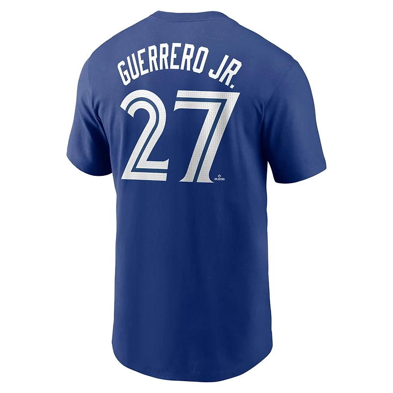 Nike Vladimir Guerrero Jr Toronto Blue Jays Fuse Name Number T-Shirt