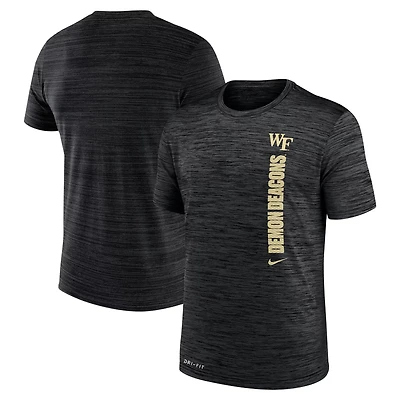 Nike Wake Forest Demon Deacons 2024 Sideline Velocity Legend Performance T-Shirt