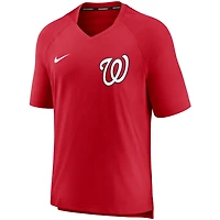 Nike Washington Nationals Authentic Collection Pregame Performance V-Neck T-Shirt