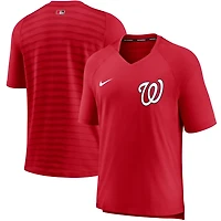 Nike Washington Nationals Authentic Collection Pregame Performance V-Neck T-Shirt
