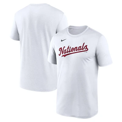 Nike Washington Nationals New Legend Wordmark Dri-FIT T-Shirt