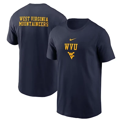 Nike West Virginia Mountaineers 2-Hit Stacked T-Shirt