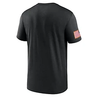 Nike West Virginia Mountaineers 2024 Military Appreciation Legend Performance T-Shirt