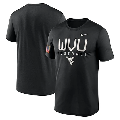 Nike West Virginia Mountaineers 2024 Military Appreciation Legend Performance T-Shirt