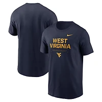 Nike West Virginia Mountaineers 2025 Courtside Basketball Performance T-Shirt