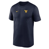 Nike West Virginia Mountaineers 2025 Sideline Small Logo Legend Performance T-Shirt