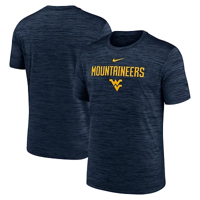 Nike West Virginia Mountaineers 2025 Sideline Velocity Performance T-Shirt