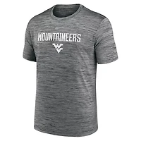 Nike West Virginia Mountaineers 2025 Sideline Velocity Performance T-Shirt