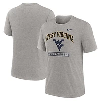 Nike West Virginia Mountaineers Arch Over Logo Tri-Blend T-Shirt