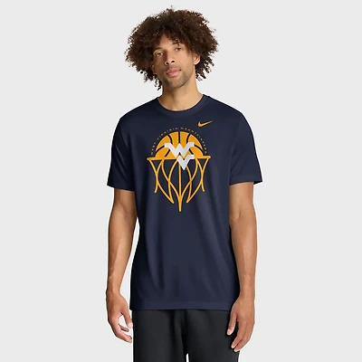 Nike West Virginia Mountaineers Basketball Icon Legend Dri-FIT T-Shirt