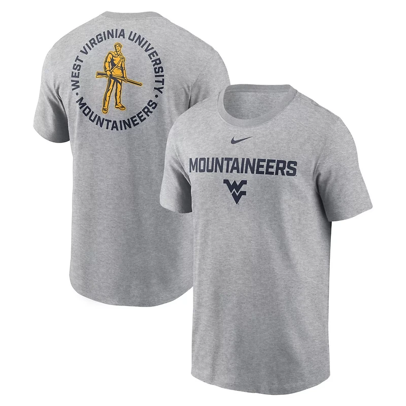Nike West Virginia Mountaineers Campus 2-Hit T-Shirt