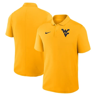 Nike West Virginia Mountaineers Primetime Victory Primary Logo Performance Polo