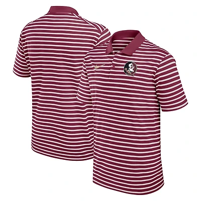 Nike White Florida State Seminoles Primetime Victory Striped Performance Polo
