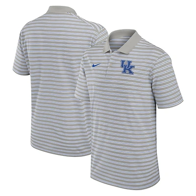 Nike White Kentucky Wildcats Primetime Victory Striped Performance Polo