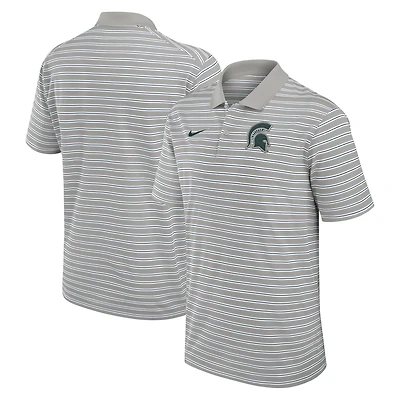 Nike White Michigan State Spartans Primetime Victory Striped Performance Polo