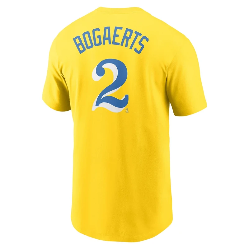 Nike Xander Bogaerts Boston Red Sox City Connect Name  Number T-Shirt