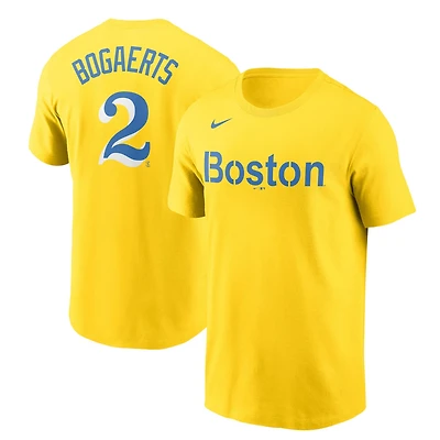 Nike Xander Bogaerts Boston Red Sox City Connect Name  Number T-Shirt