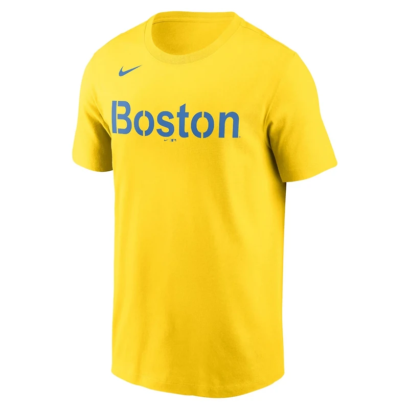 Nike Xander Bogaerts Boston Red Sox City Connect Name  Number T-Shirt