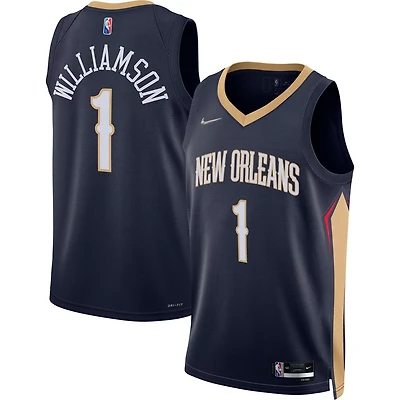 Nike Zion Williamson New Orleans Pelicans 2021/22 Diamond Swingman Jersey - Icon Edition