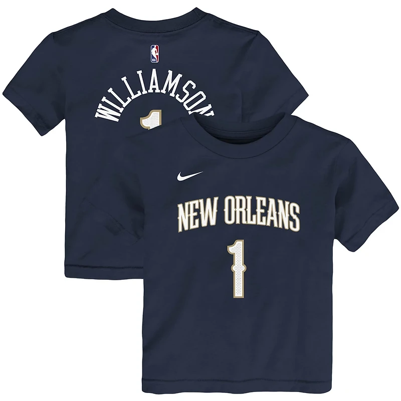 Nike Zion Williamson New Orleans Pelicans Logo Name Number T-Shirt